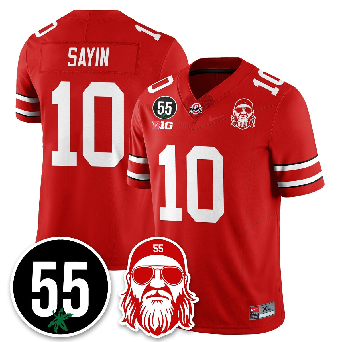 OSU Vapor Limited Jersey - Nick Mangold Patch - Stitched