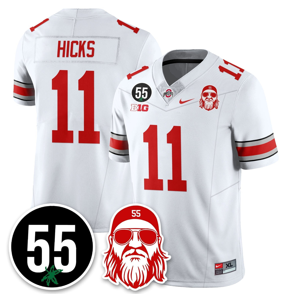 OSU Vapor Limited Jersey - Nick Mangold Patch - Stitched