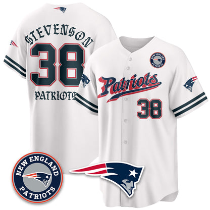 NE Born x Raised Baseball Jersey - Stitched