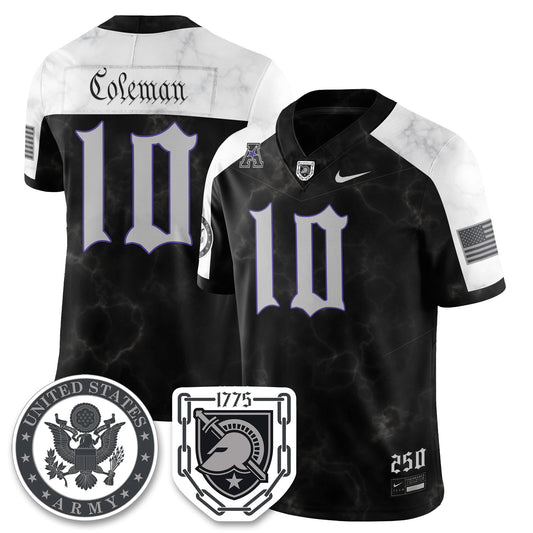 Army Black Knights Vapor Limited Jersey - 250 Years of Service and Sacrifice - Stitched