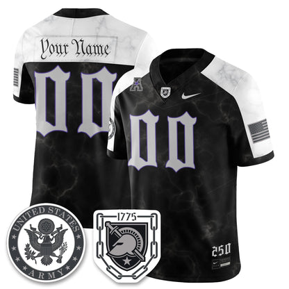 Army Black Knights Vapor Limited Jersey - 250 Years of Service and Sacrifice - Stitched