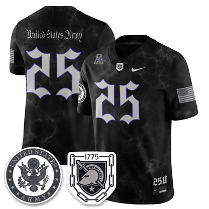 Army Black Knights Vapor Limited Jersey - 250 Years of Service and Sacrifice - Stitched