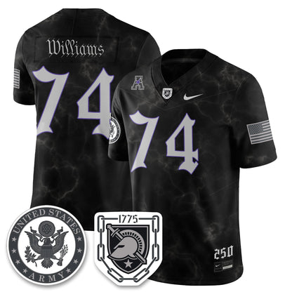 Army Black Knights Vapor Limited Jersey - 250 Years of Service and Sacrifice - Stitched