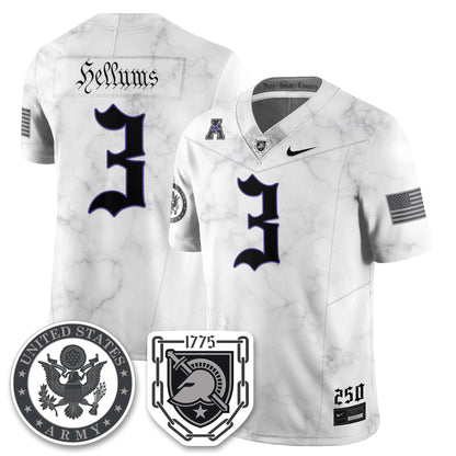 Army Black Knights Vapor Limited Jersey - 250 Years of Service and Sacrifice - Stitched