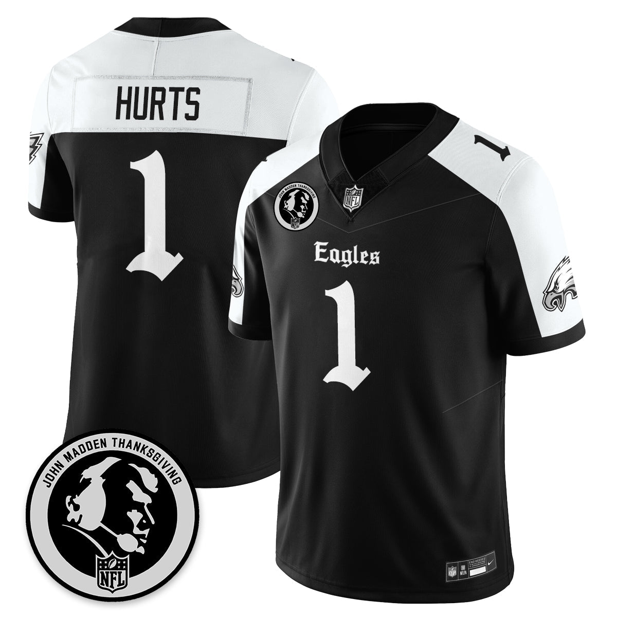PHI Gothic Vapor Limited Jersey - John Madden Patch - Stitched