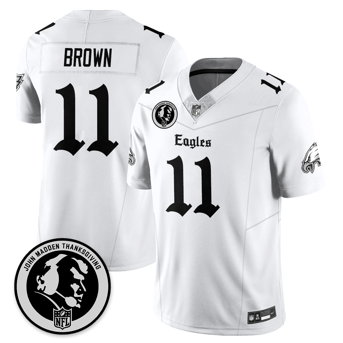 PHI Gothic Vapor Limited Jersey - John Madden Patch - Stitched