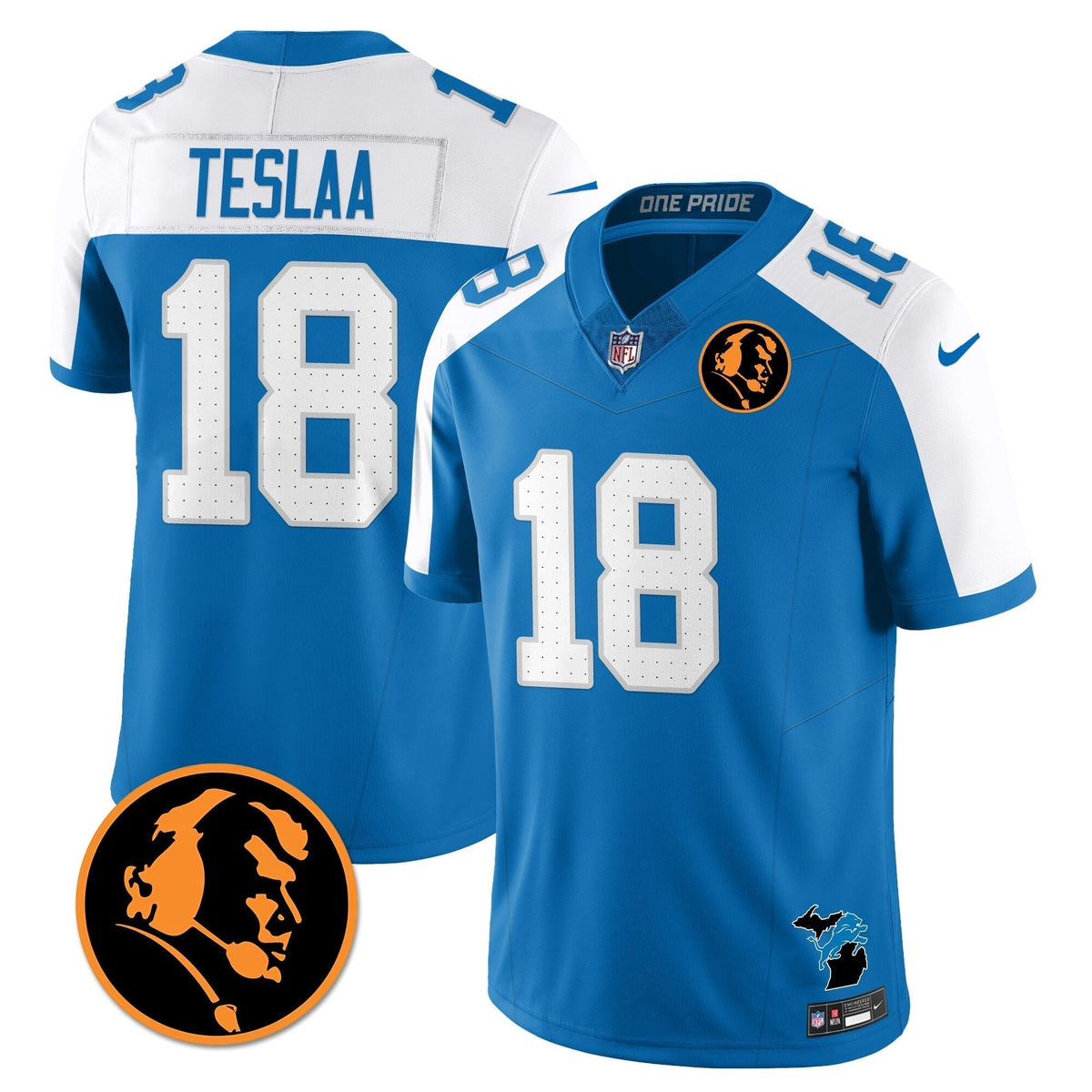DET Vapor Limited Jersey - John Madden Patch - Stitched