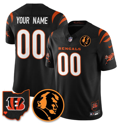 Custom CIN Vapor Limited Jersey - John Madden Patch - Stitched
