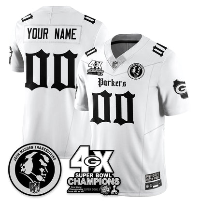 GB Gothic Vapor Limited Jersey - John Madden Patch - Stitched