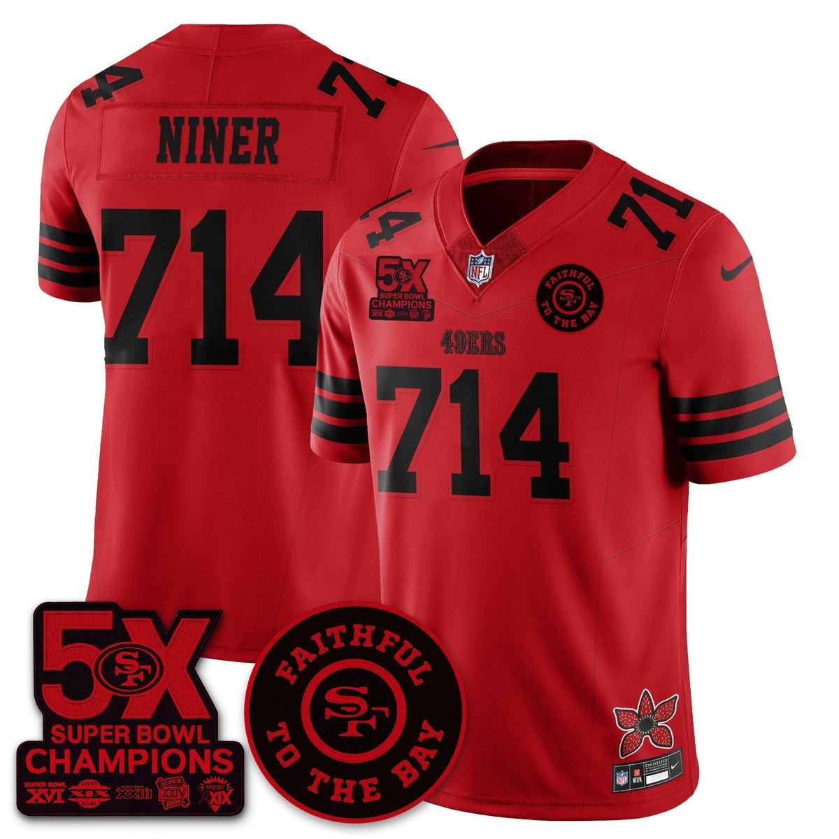 SF 'Stranger Things Edition' Vapor Limited Jersey - Stitched