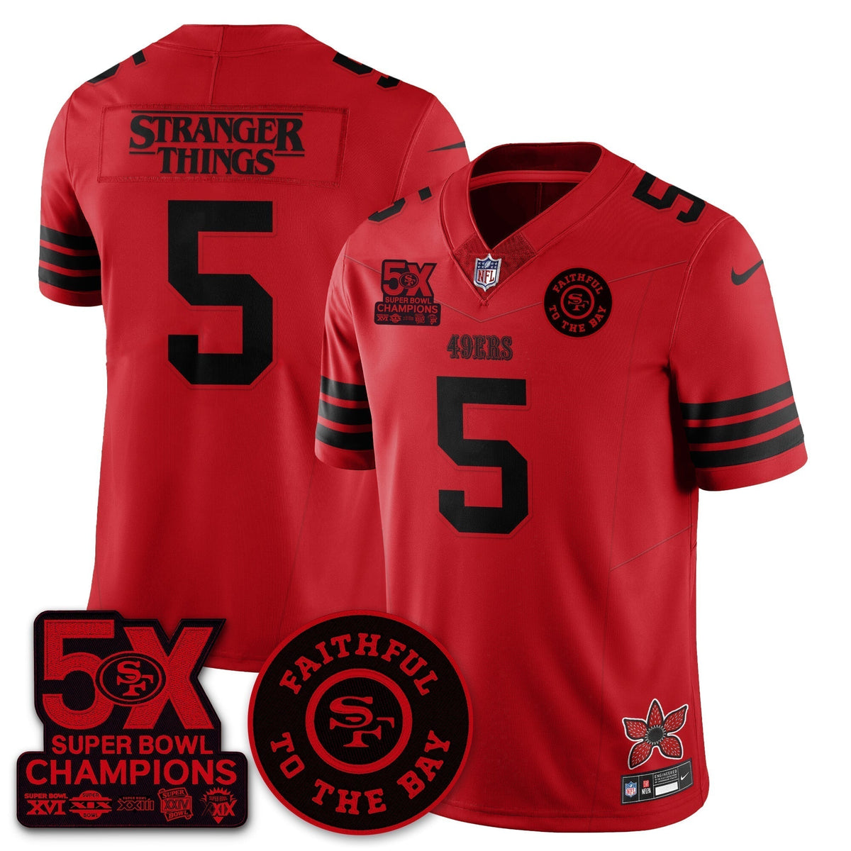 SF 'Stranger Things Edition' Vapor Limited Jersey - Stitched