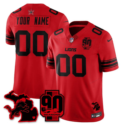 Custom DET 'Stranger Things Edition' Vapor Limited Jersey - Stitched
