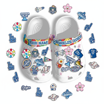 LAD Tokyo Series Clogs - Charms Gift Set - White