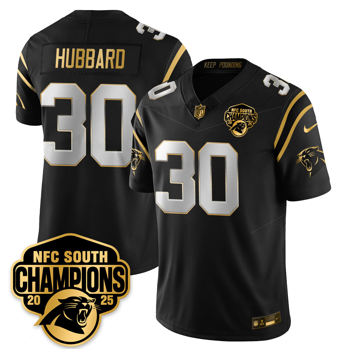 CAR NFC South Division Champions Vapor Limited Jersey - Stitched