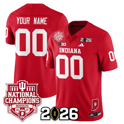 Indiana H Vapor Limited Football Custom Jersey - 2025 National Champions - Stitched