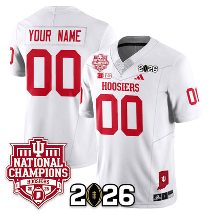 Indiana H Vapor Limited Football Custom Jersey - 2025 National Champions - Stitched