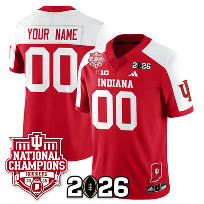 Indiana H Vapor Limited Football Custom Jersey - 2025 National Champions - Stitched