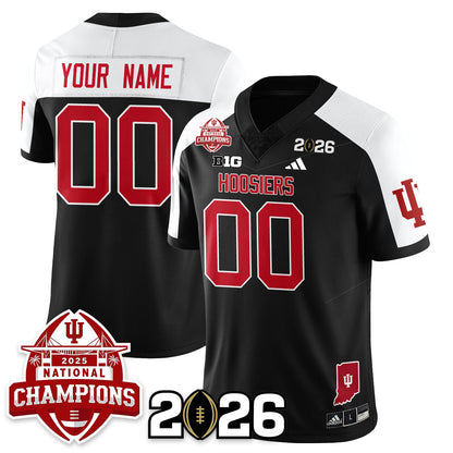Custom Indiana H Vapor Limited Football Jersey V2 - 2025 National Champions - Stitched