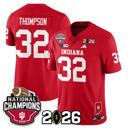 Indiana H Vapor Limited Football Jersey V3 - 2025 National Champions - Stitched