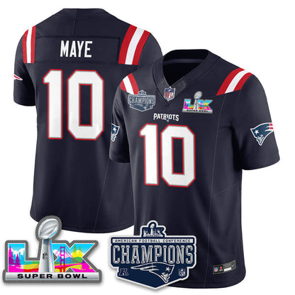Men' NE 2025 Vapor Jersey - AFC Champions Limited Patch - Stitched n15