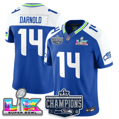 SEA 2025 NFC Champions Vapor Limited Jersey - Stitched
