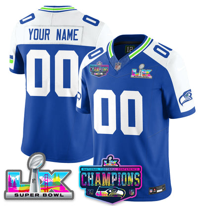 SEA 2025 Vapor Limited Jersey - NFC Champions Limited Patch - Stitched