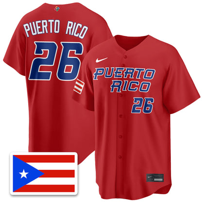 Puerto Rico Baseball 2026 World Baseball Classic Limited Jersey - Stitched