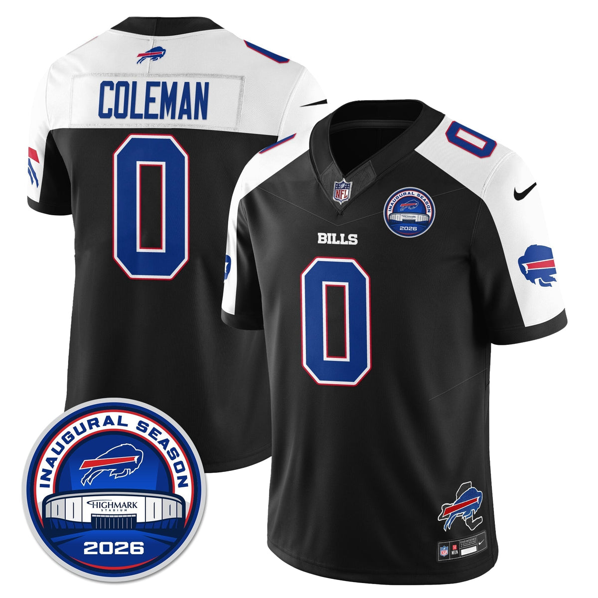 BUF 2026 Inaugural Season Patch Vapor Limited Jersey - Stitched