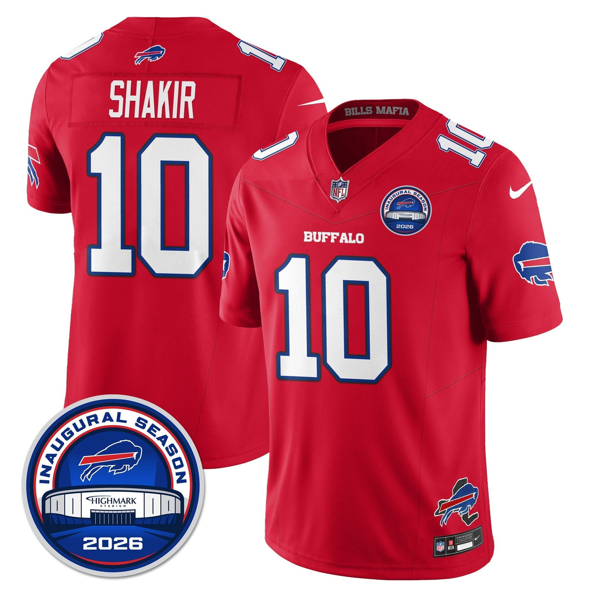 BUF 2026 Inaugural Season Patch Vapor Limited Jersey - Stitched