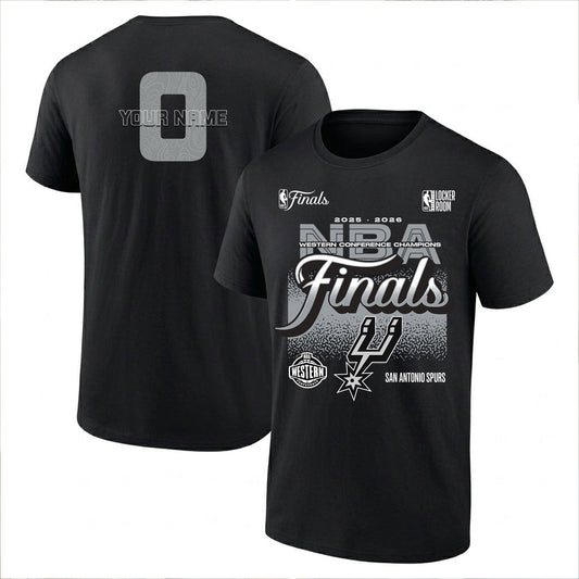 SAS 2026 NBA Western Conference Champions Custom Printed T-Shirt V3