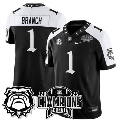 Georgia Bulldogs Gothic Vapor Limited Jersey - SEC Football Champions - All Stitched