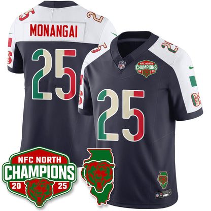 CHI Mexico NFC North Division Champions Vapor Limited Jersey - Stitched