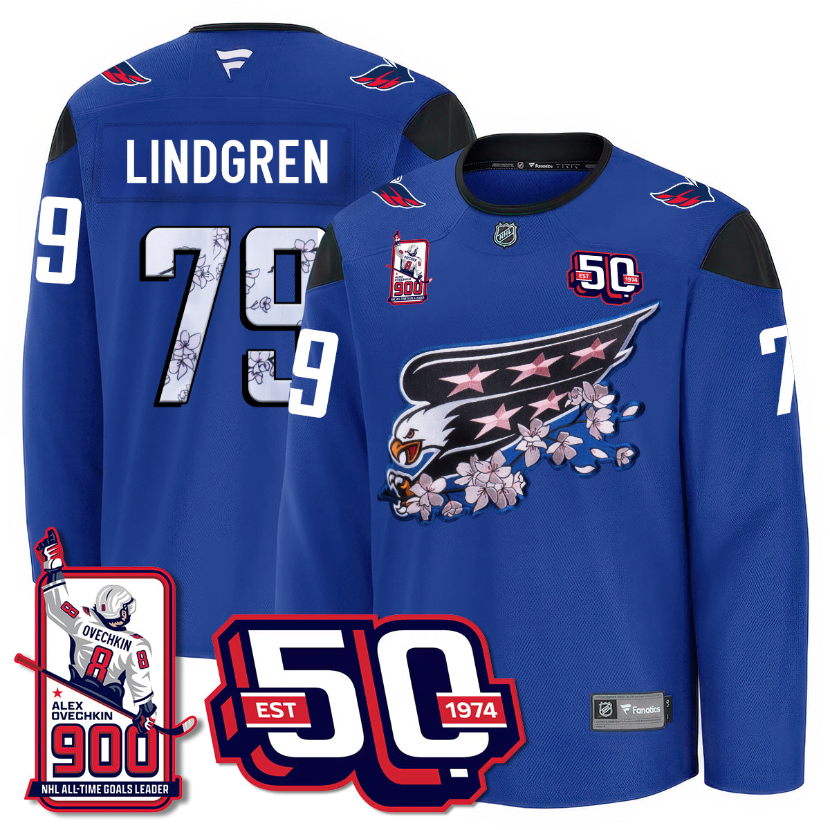 WSH 2025 Premium Jersey - 900 GOALS -  Stitched