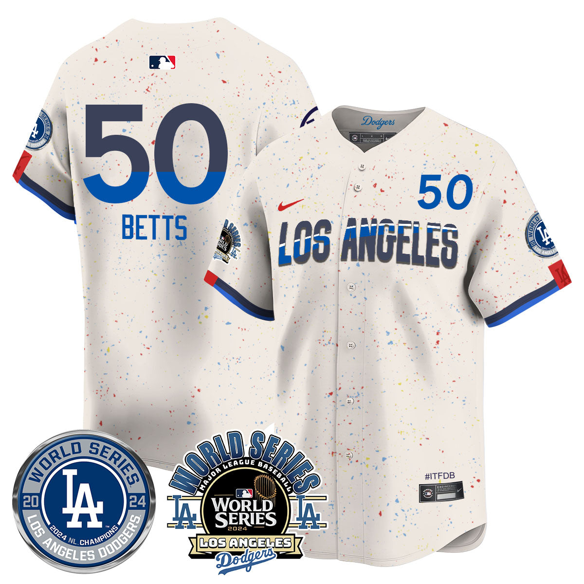 LAD World Series 2024 Jersey - Stitched