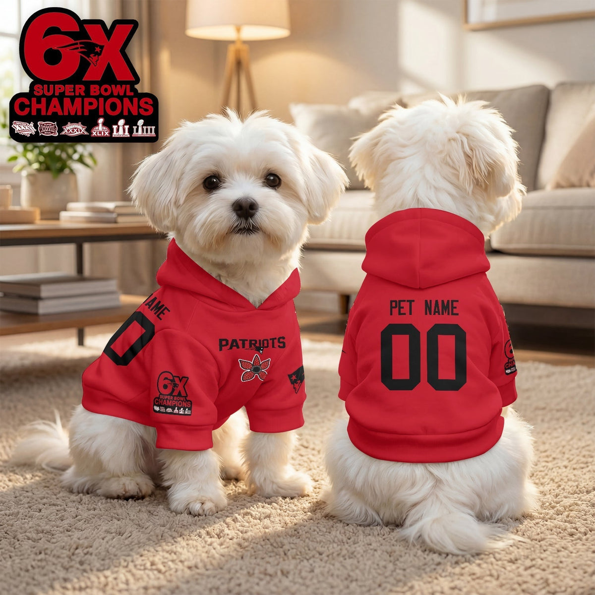 PAT Stranger Thing Pet Hoodie