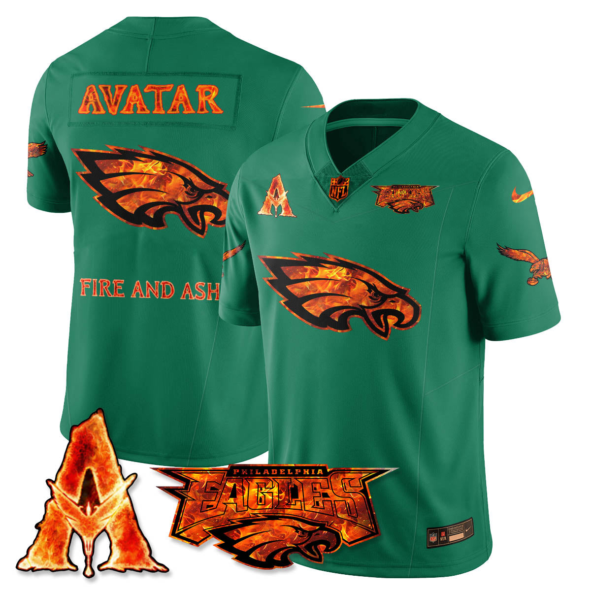PHI x Avatar 3 Fire and Ash Jersey - Stitched