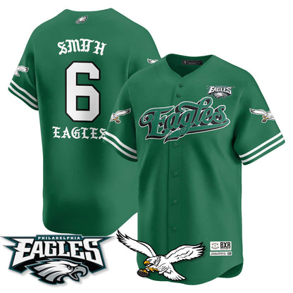 PHI Born x Raised Baseball Jersey - Stitched