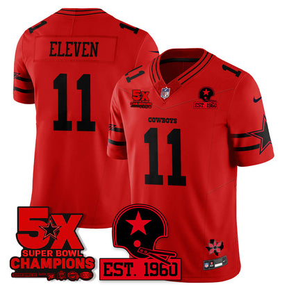 DAL 'Stranger Things Edition' Vapor Limited Jersey - Stitched