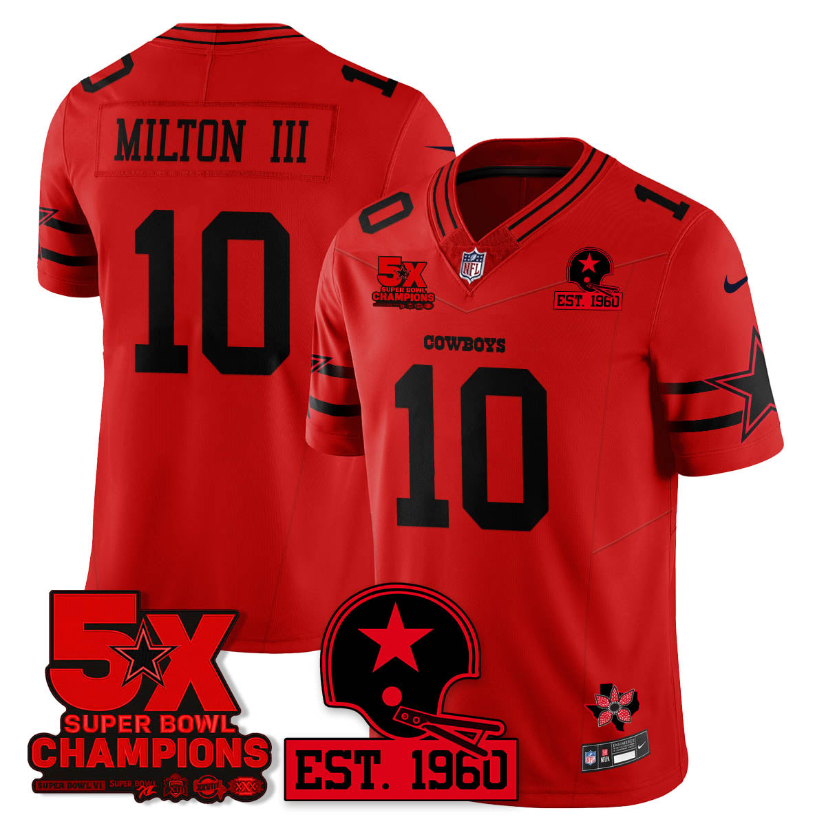 DAL 'Stranger Things Edition' Vapor Limited Jersey - Stitched