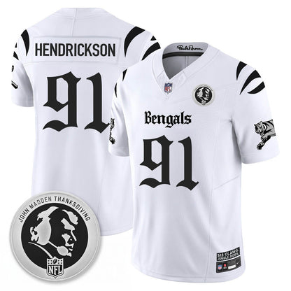 CIN Gothic Vapor Limited Jersey - John Madden Patch - Stitched