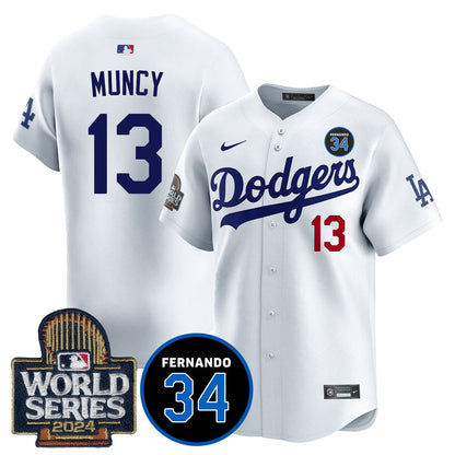 Dodgers Fernando Valenzuela Memorial Jersey - Stitched