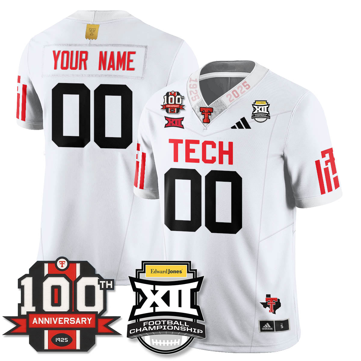 Custom TTRR Football Vapor Limited Jersey - Edward Jones Champions - Stitched