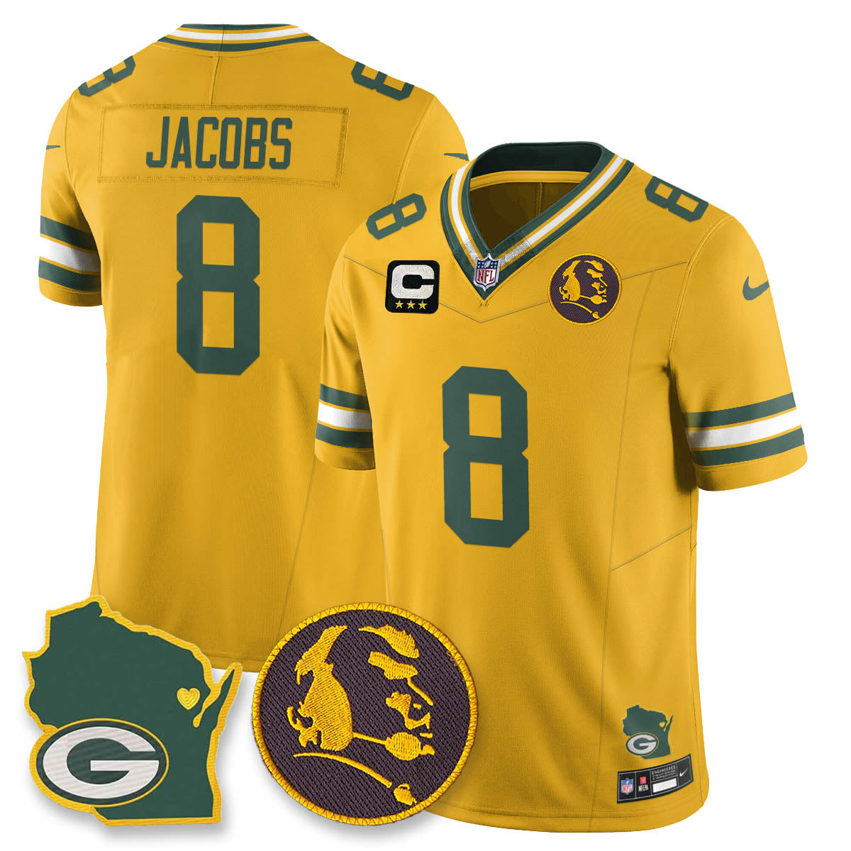 GB Vapor Limited Jersey - John Madden Patch - Stitched