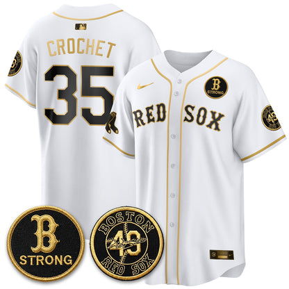 BOS Tim Wakefield Memorial Patch Vaper Premier Limited Jersey - Stitched V2