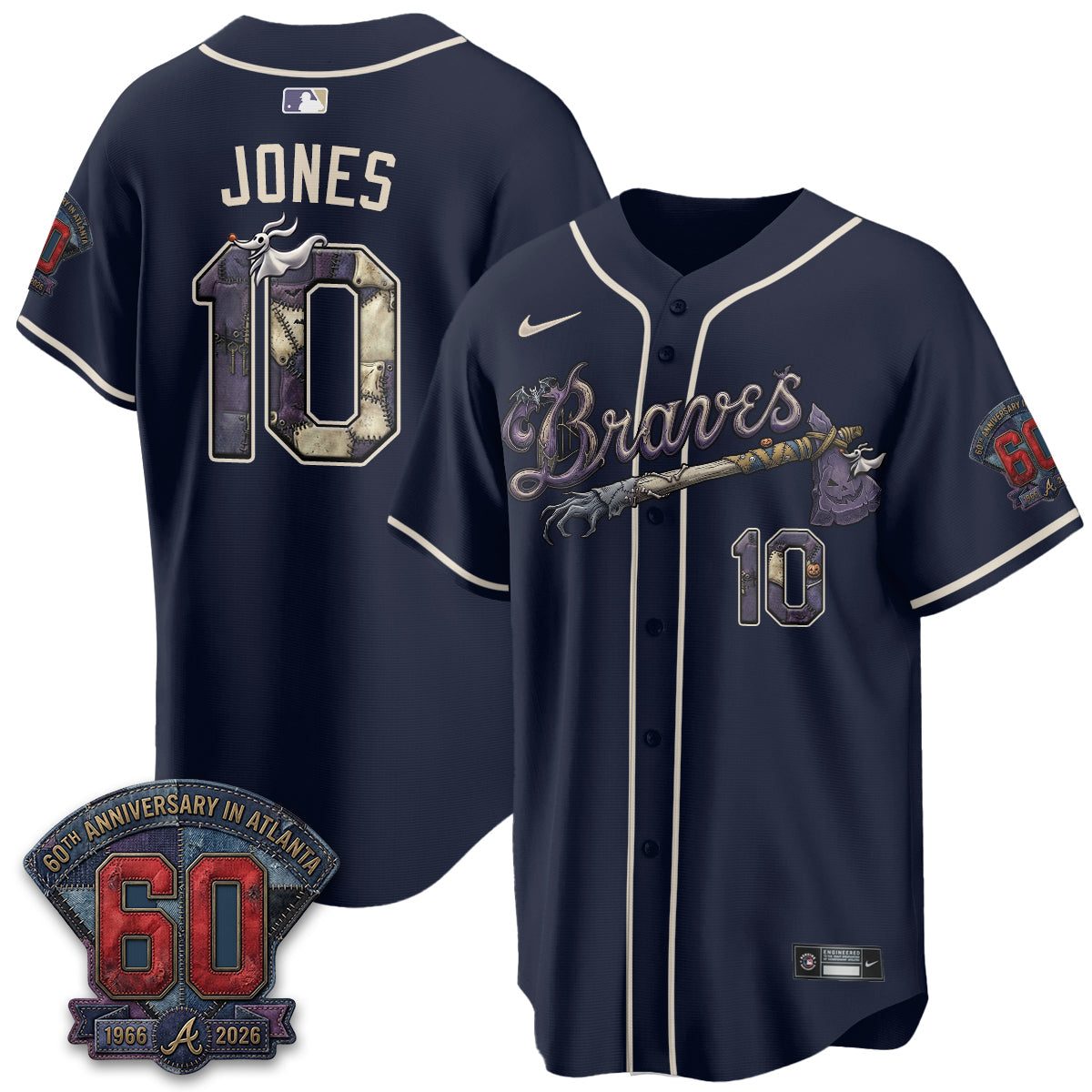 ATL Nightmare Edition Vapor Jersey - Stitched-NQD
