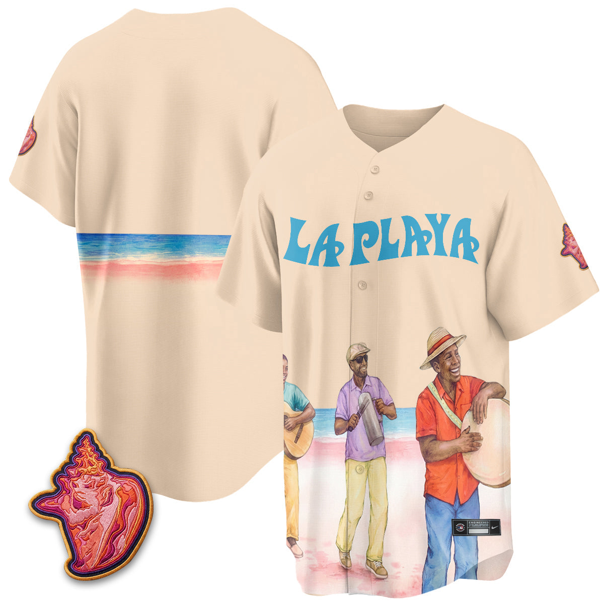 NYY Beach Connect "La Playa" Edition Vapor Jersey- Patch Stitched