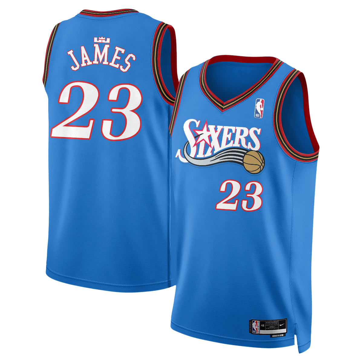 PHI LeBron James #23 Vapor Jersey - Stitched
