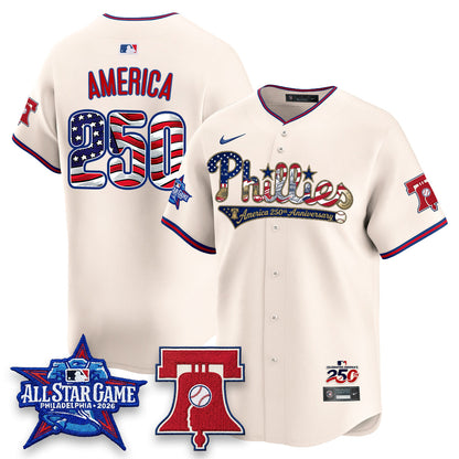 PHI 2026 Independence Day USA Vapor Limited Jersey - Stitched