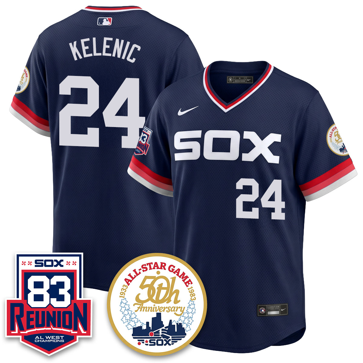 CWS Reunion All West Champions Vapor Jersey - Stitched - DTD