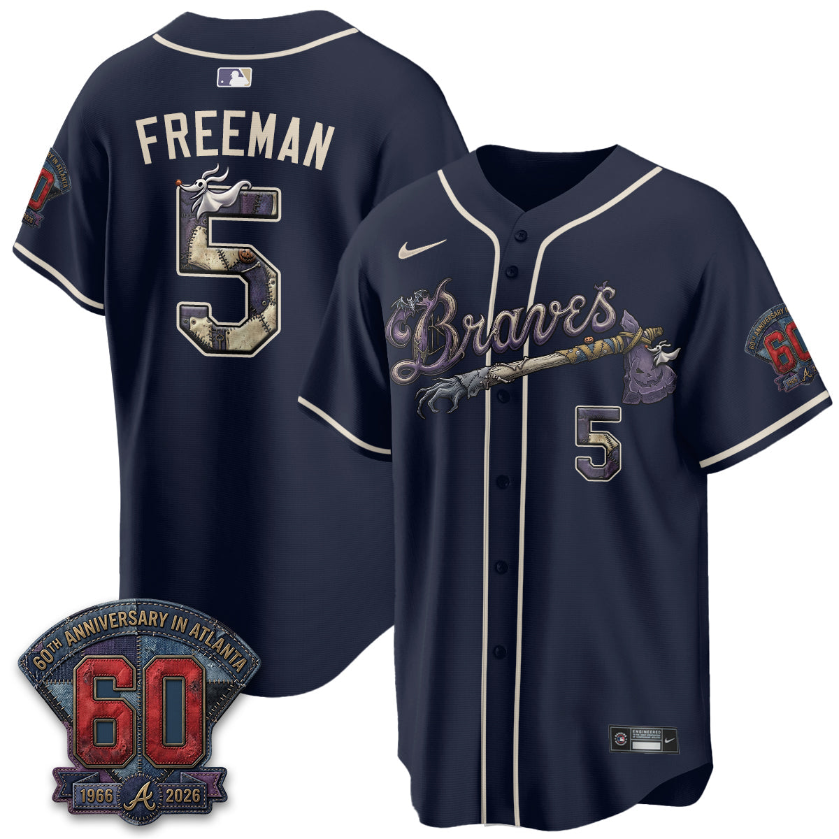 ATL Nightmare Edition Vapor Jersey - Stitched-NQD